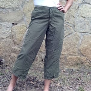 Prana Green Lightweight Pants Summer Climbing